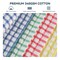 12 Packs Kitchen Dishcloths 12x12 Inches 100% Cotton Kitchen Dish Cloths for Washing Dishes Scrubbing Wash Cloths Dish Towels Sets (Mix Color)